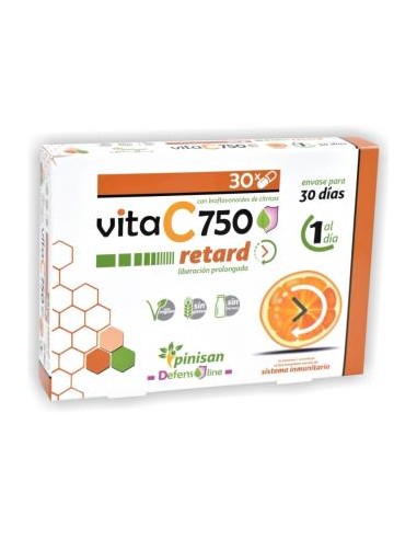 VITA C RETARD 750mg. 30cap. PINISAN