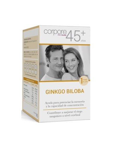 CORPORE DIET 45+ memoria ginkgo biloba 60cap.