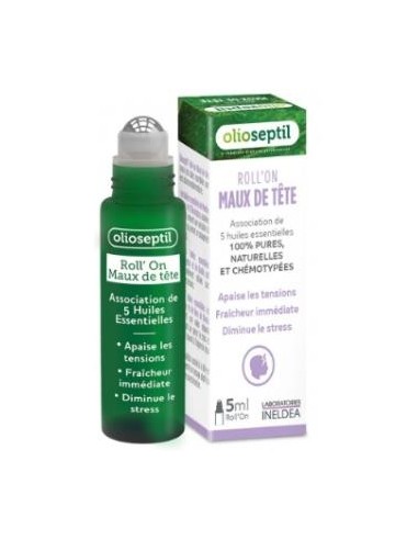 OLIOSEPTIL dolor de cabeza roll-on 5ml. INELDEA