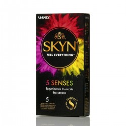 Preservativos Skyn sin látex 5 Senses - Experimenta tus sentidos 5 unds.
