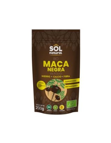 MACA NEGRA en polvo 200gr. BIO SOLNATURAL