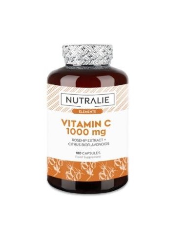 VITAMINA C 1000mg ROSA CANINA 180cap. NUTRALIE