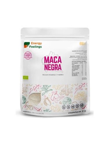 MACA NEGRA polvo 500gr. ECO VEGAN SG ENERGY FEELINGS