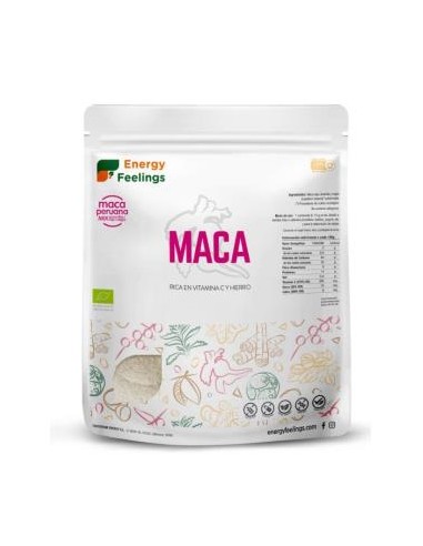 MACA polvo 500gr. ECO VEGAN SG ENERGY FEELINGS