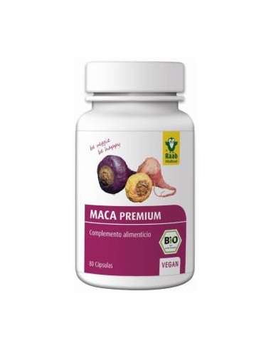 MACA 80cap. BIO SG VEGAN RAAB VITALFOOD