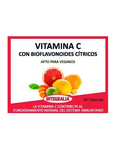 VITAMINA C con bioflavonoides citricos 60cap. INTEGRALIA