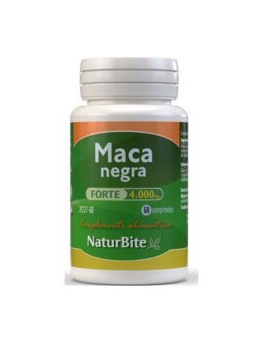 MACA NEGRA FORTE 4000mg. 60comp. NATURBITE