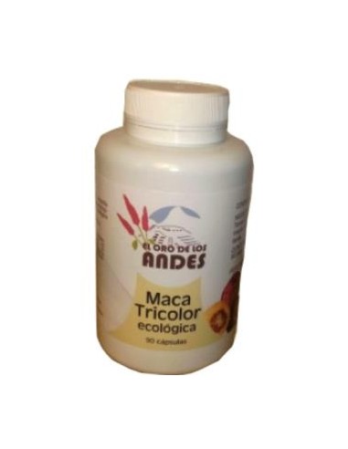 MACA TRICOLOR 700mg. 90cap. ECO EL ORO DE LOS ANDES