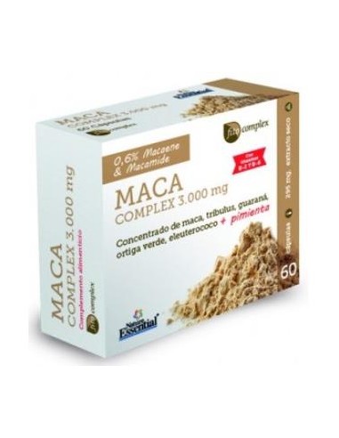 MACA COMPLEX 3000mg. 60cap. NATURE ESSENTIAL