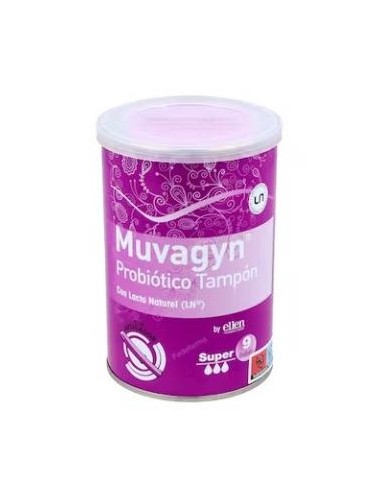 MUVAGYN PROBIOTICO TAMPON SUPER con aplicador 9ud CASEN