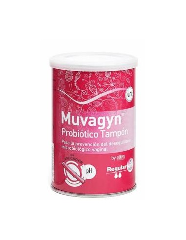 MUVAGYN PROBIOTICO TAMPON REGULAR con aplicador 9u CASEN