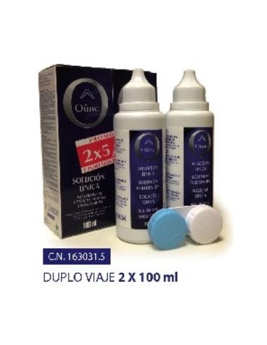 OUNE solucion unica lentillas pack viaje 2x100ml