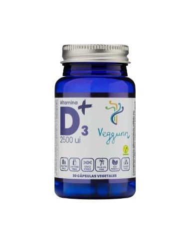 VITAMINA D3+ 2500UI 30cap. VEGGUNN