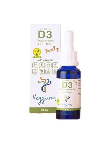 VITAMINA D3 family 30ml. VEGGUNN