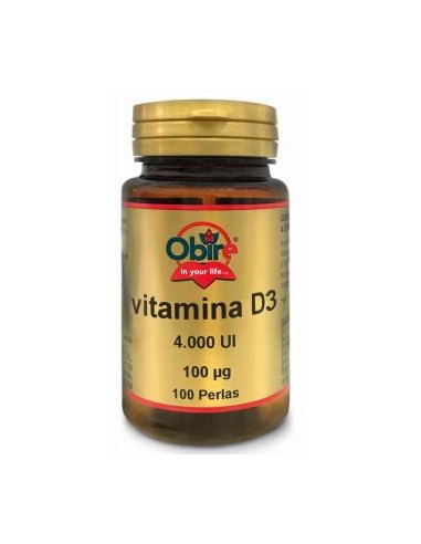 VITAMINA D3 100mcg. 100perlas OBIRE