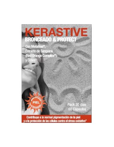 KERASTIVE bronceado y protect 60cap. VAMINTER