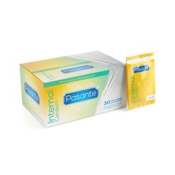 Condones femeninos marca Pasante. Caja de 30 unidades