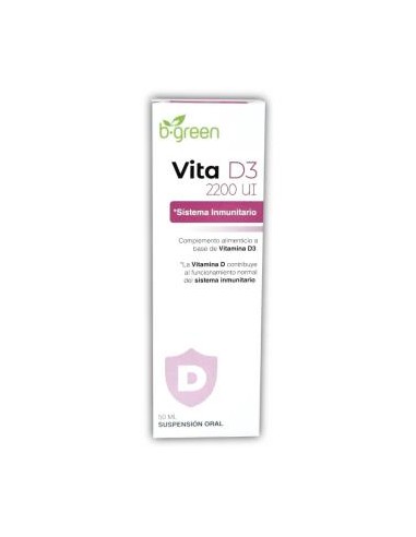 VITA D3 2200UI 50ml. B.GREEN (LAB. LEBUDIT)