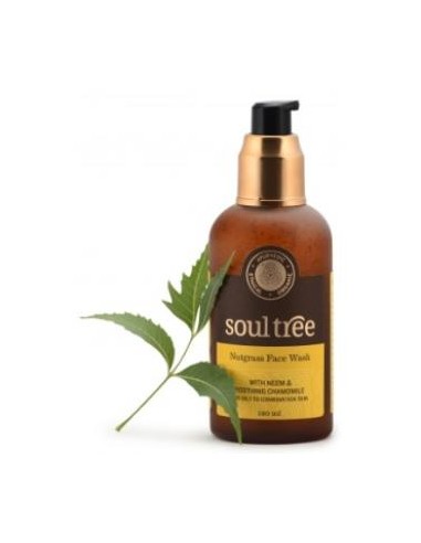 GEL LIMPIADOR FACIAL nutglass y neem 120ml. SOULTREE