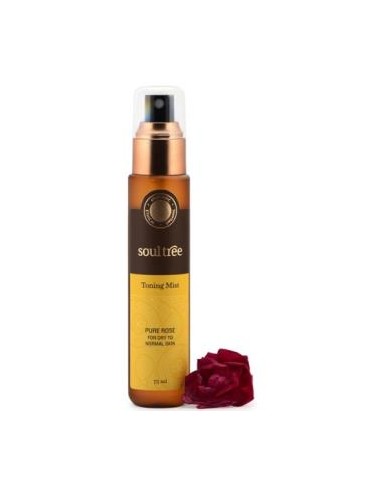 TONICO FACIAL ROSA piel normal y seca 100ml. SOULTREE