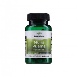 Swanson Muira Puama 250 mg - 60 Cápsulas