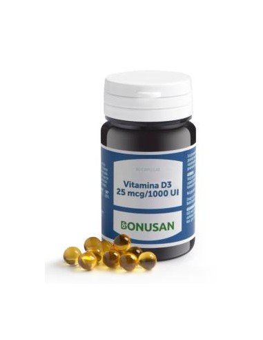 VITAMINA D3 25mcg/1000ui 90cap. BONUSAN