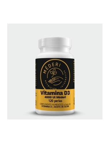 VITAMINA D3 4000UI 120perlas MEDERI NUTRICION INTEGRATIVA