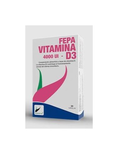 FEPA-VITAMINA D3 4000ui 60cap. FEPADIET