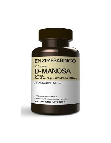 D-MANOSA arandabin forte 60cap. ENZIME - SABINCO