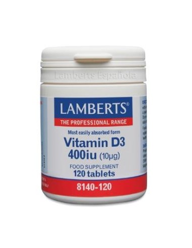 VITAMINA D3 400ui 120comp. LAMBERTS