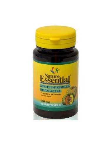 ACEITE DE SEMILLAS DE CALABAZA 500mg. 50perlas NATURE ESSENTIAL