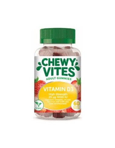 CHEWY VITES adulto vitamina D 60ud.