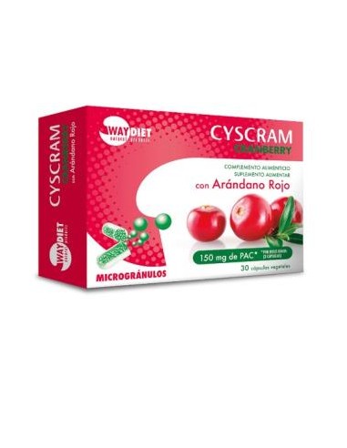 CYSCRAM 30cap. WAYDIET NATURAL PRODUCTS