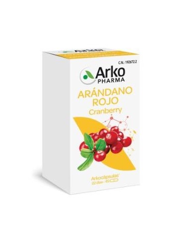 ARANDANO ROJO 45arkocapsulas. BIO ARKOPHARMA