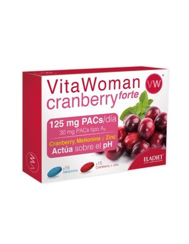 VITA WOMAN cramberry forte 15cap.+15cap. ELADIET