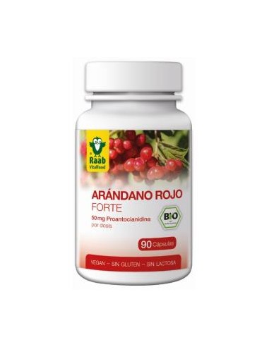 ARANDANO ROJO FORTE 90cap. BIO SG VEGAN RAAB VITALFOOD