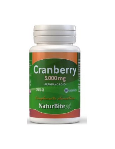 CRANBERRY arandano rojo 5000mg. 60comp. NATURBITE