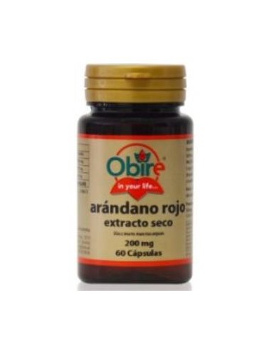 ARANDANO ROJO 5000mg. (ext. seco 200mg.) 60cap. OBIRE