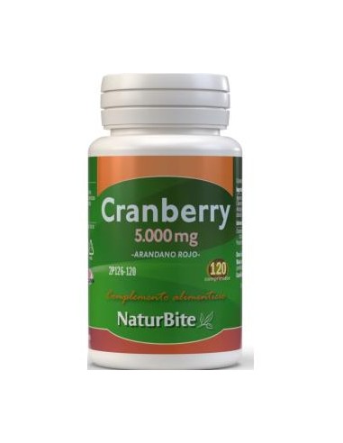 CRANBERRY arandano rojo 5000mg. 120comp. NATURBITE