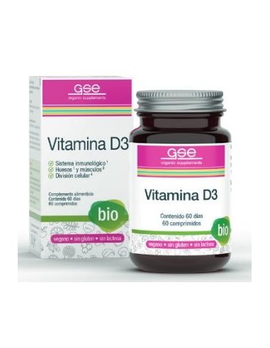 VITAMINA D3 60comp. BIO VEGAN GSE