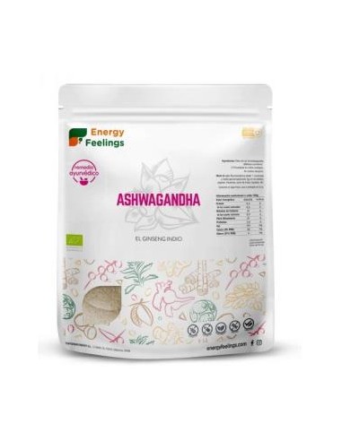 ASHWAGANDHA 1kg. ECO VEGAN SG ENERGY FEELINGS