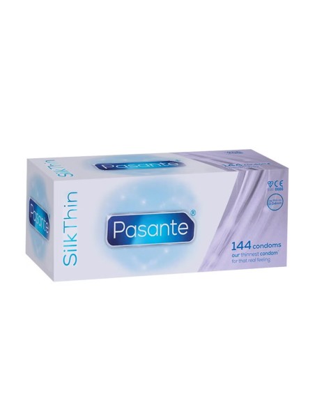Condones Ultra Finos Pasante Silk Thin 144 uds
