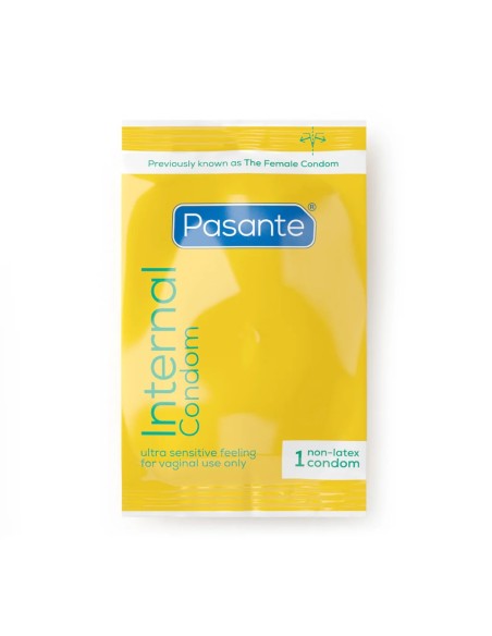 Condones femeninos marca Pasante. Caja de 30 unidades
