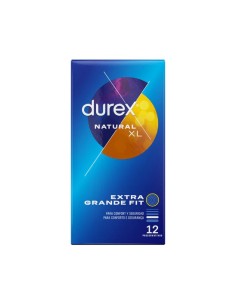 Preservativos XL Durex Extra Large. Caja de 12 unidades