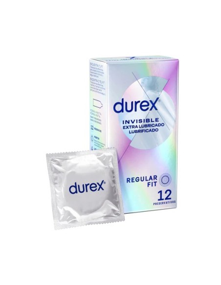 Preservativos finos Durex Invisible Extra Lubricado. Envío urgente 24h