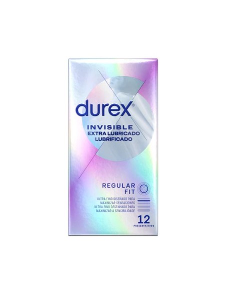 Preservativos finos Durex Invisible Extra Lubricado. Envío urgente 24h