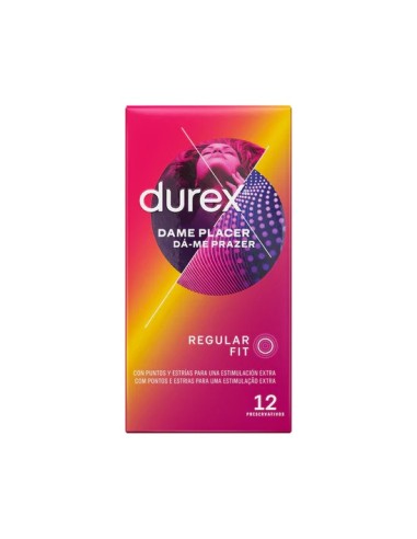 Preservativos estimulantes Durex Pleasuremax de 12 uds