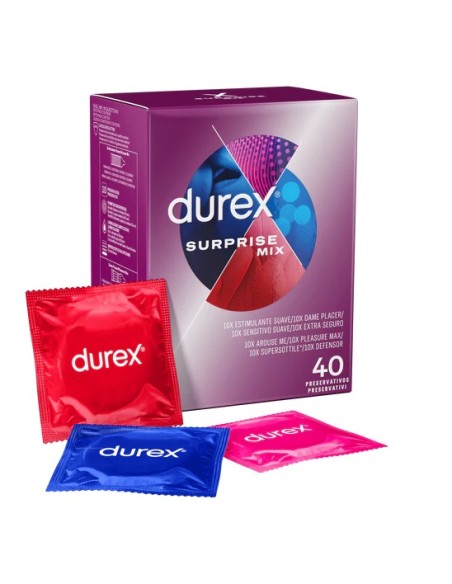 Preservativos Durex Surprise Mix 40 unds