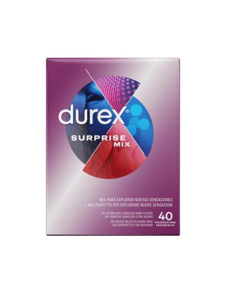 Preservativos Durex Surprise Mix 40 unds