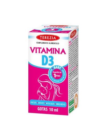 VITAMINA D3 gotas 10ml. TEREZIA